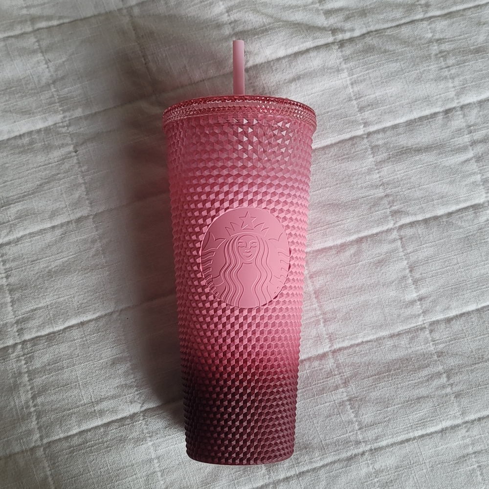 NWT Starbucks Pink Ombre 24 oz Tumbler